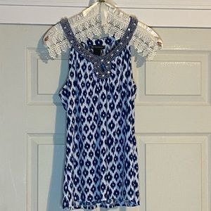 ⭐️INC Embellished Abstract Design Blouse⭐️